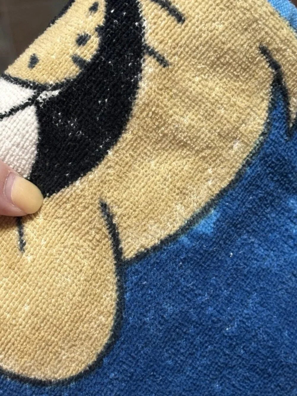 Vintage Looney Tunes Taz Tasmanian Devil Basketball Beach Towel